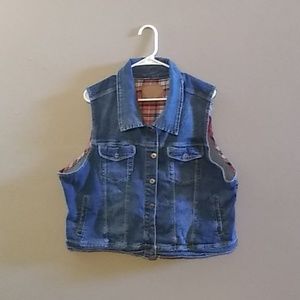 Amethyst Jeans 3X denim vest